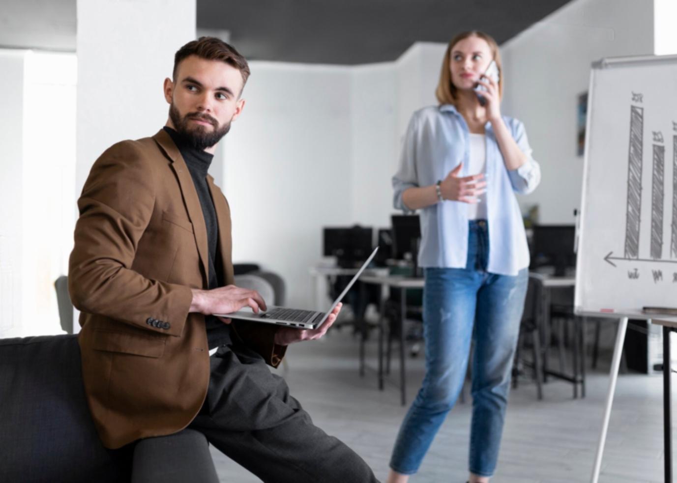 Business owner reviewing working capital metrics and cash flow patterns